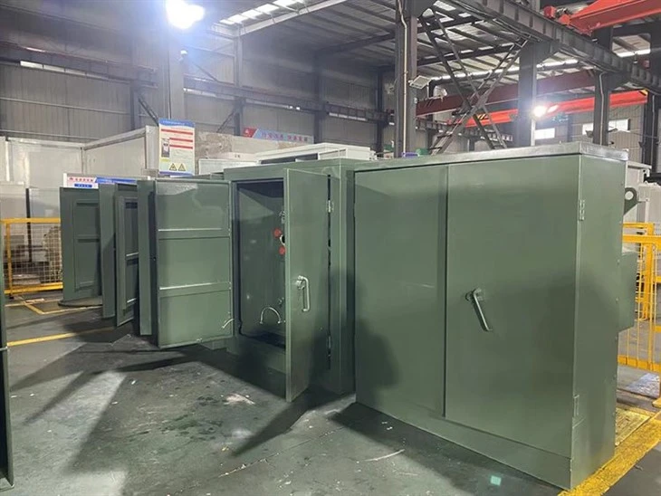 1000kva 500kva 3- Transformer gắn trên giai đoạn
